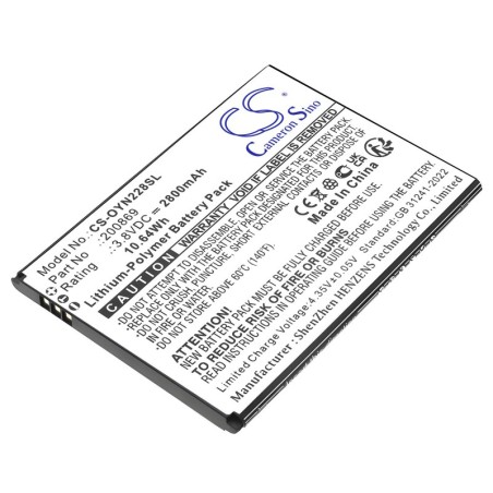 Batterie pour Olympia 200869 (2800 mAh/10.64 Wh, 3.8 V)