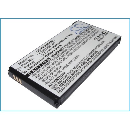 Batterie pour Philips X3560 (1650 mAh/6.11 Wh, 3.7 V)