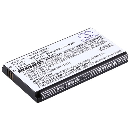 Batterie pour Philips E181 (3000 mAh/11.1 Wh, 3.7 V)