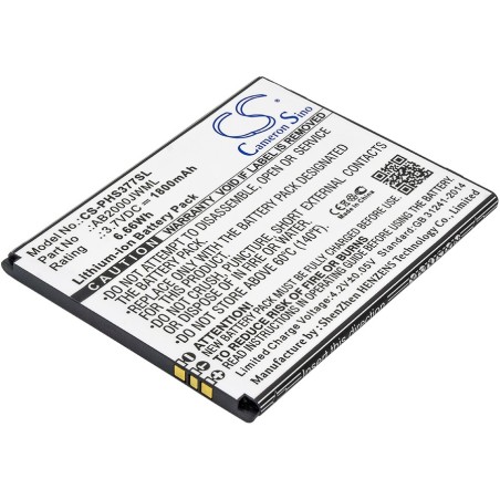 Batterie pour Philips CTS337 (1800 mAh/6.66 Wh, 3.7 V)