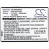 Batterie pour Philips Xenium S395 (2800 mAh/10.64 Wh, 3.8 V)