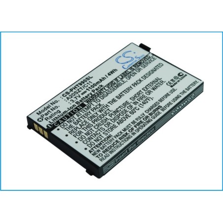 Batterie pour Philips 9@9T (1100 mAh/4.07 Wh, 3.7 V)
