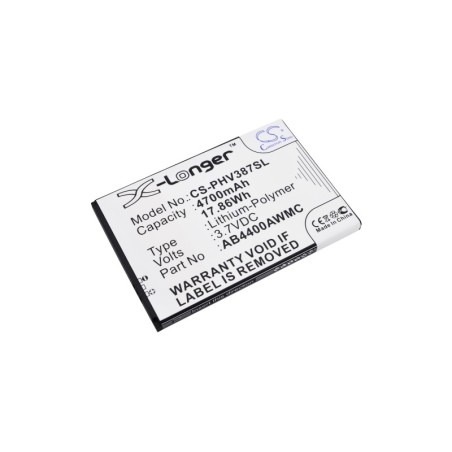 Batterie pour Philips Xenium V387 (4700 mAh/17.39 Wh, 3.7 V)