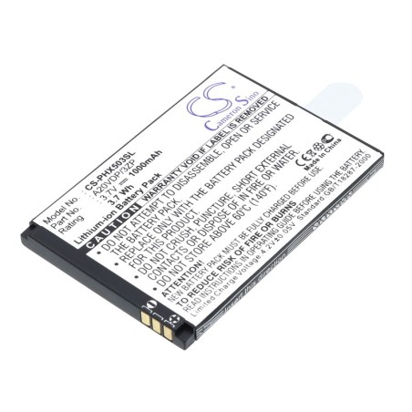 Batterie pour Philips Xenium F322 (1000 mAh/3.7 Wh, 3.7 V)