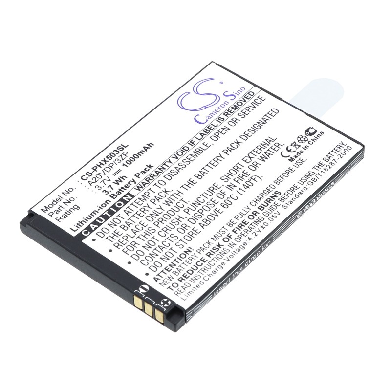 Batterie pour Philips Xenium E320 (1000 mAh/3.7 Wh, 3.7 V)