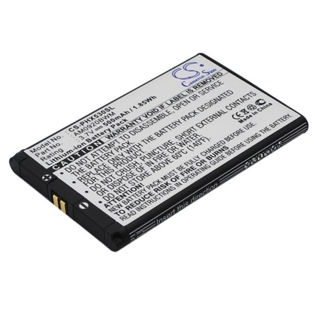 Batterie pour Philips Xenium 9@9Q (500 mAh/1.85 Wh, 3.7 V)