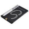 Batterie pour Philips Xenium 9@9Q (500 mAh/1.85 Wh, 3.7 V)