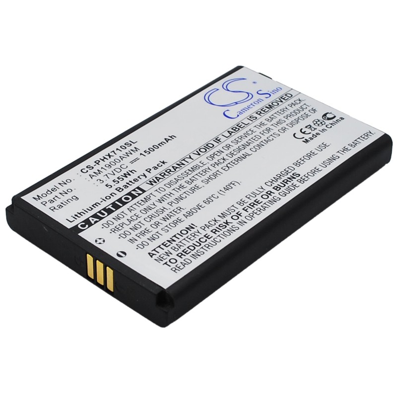 Batterie pour Philips Xenium X710 (1500 mAh/5.55 Wh, 3.7 V)