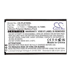 Batterie pour Plum E700 (1550 mAh/5.74 Wh, 3.7 V)