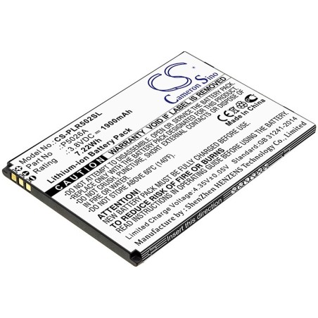 Batterie pour Polaroid Cosmo L (1900 mAh/7.22 Wh, 3.8 V)