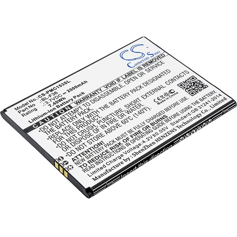 Batterie pour PHICOMM BL-F36 (2000 mAh/7.4 Wh, 3.7 V)