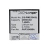 Batterie pour Prestigio MultiPhone 3540 Duo (2000 mAh/7.4 Wh, 3.7 V)