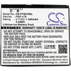 Batterie pour Pantech Vybe (940 mAh/3.48 Wh, 3.7 V)