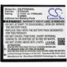 Batterie pour Pantech Perception (1700 mAh/6.29 Wh, 3.7 V)
