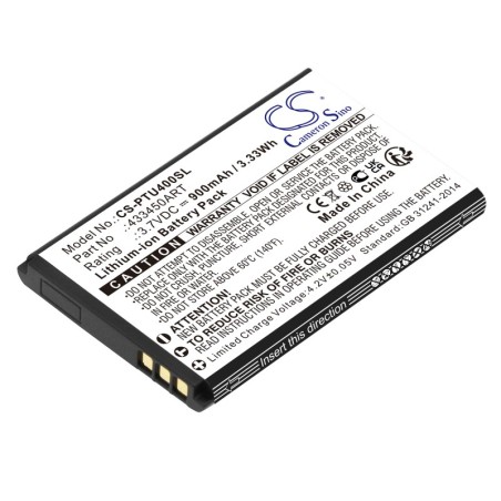 Batterie pour Panasonic KX-TU450 (900 mAh/3.33 Wh, 3.7 V)