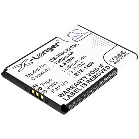 Batterie pour Orbic RC2200L (1300 mAh/4.81 Wh, 3.7 V)