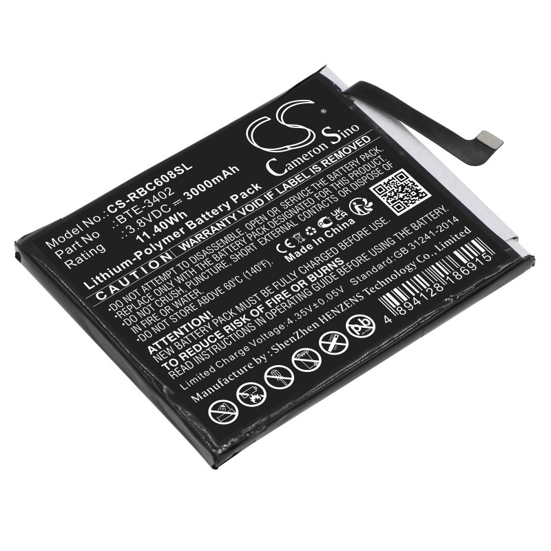 Batterie pour Orbic JOY (3000 mAh/11.4 Wh, 3.8 V)