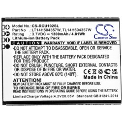 Batterie pour Cingular U102AA (1300 mAh/4.81 Wh, 3.7 V)