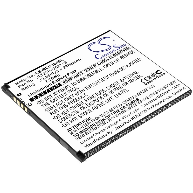 Batterie pour BLU View 1 (2000 mAh/7.7 Wh, 3.85 V)