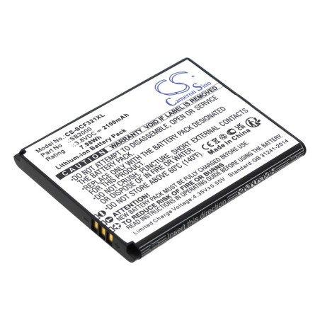 Batterie pour Schok SB2000 (2100 mAh/7.98 Wh, 3.8 V)
