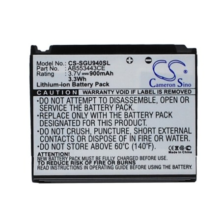 Batterie pour Samsung AB603443EZBSTD (900 mAh/3.33 Wh, 3.7 V)