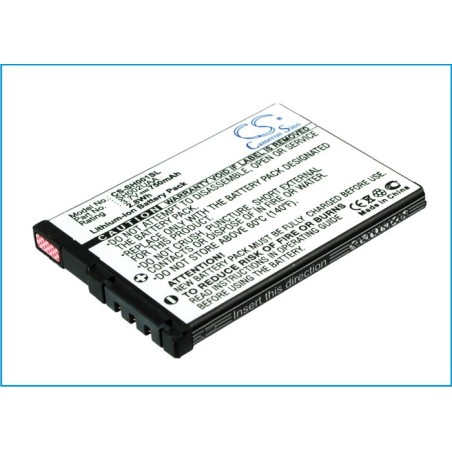 Batterie pour Sharp SH005 (750 mAh/2.78 Wh, 3.7 V)