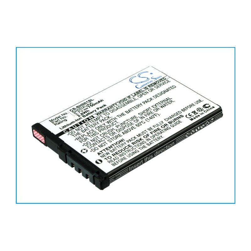 Batterie pour Sharp SH007 (750 mAh/2.78 Wh, 3.7 V)