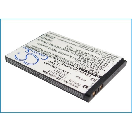 Batterie pour Sharp EA-BL28 (1200 mAh/4.44 Wh, 3.7 V)