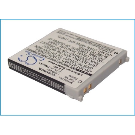 Batterie pour Sharp V402SH (700 mAh/2.59 Wh, 3.7 V)