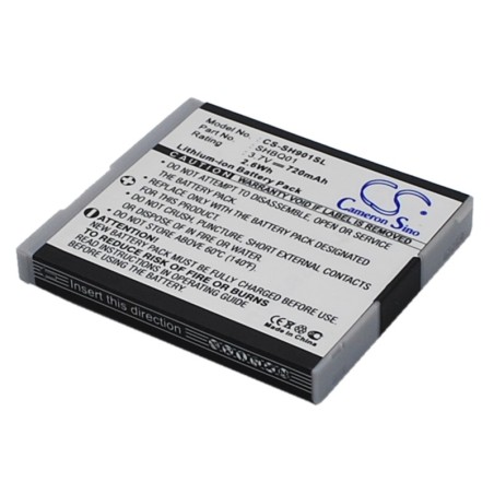 Batterie pour Sharp SH902i (720 mAh/2.66 Wh, 3.7 V)