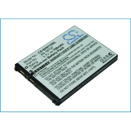 Batterie pour Sharp SH802UC (750 mAh/2.78 Wh, 3.7 V)