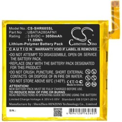 Batterie pour Sharp SH03J (3050 mAh/11.59 Wh, 3.8 V)