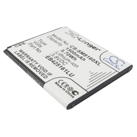 Batterie pour Samsung Galaxy Ace 2 (1500 mAh/5.7 Wh, 3.8 V)