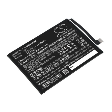 Batterie pour Samsung SM-A032U (4900 mAh/18.87 Wh, 3.85 V)