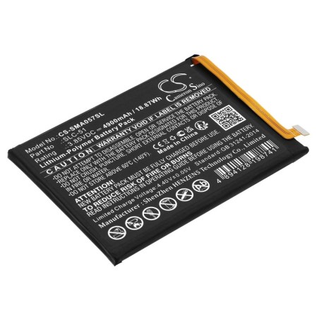 Batterie pour Samsung SM-A057F (4900 mAh/18.87 Wh, 3.85 V)