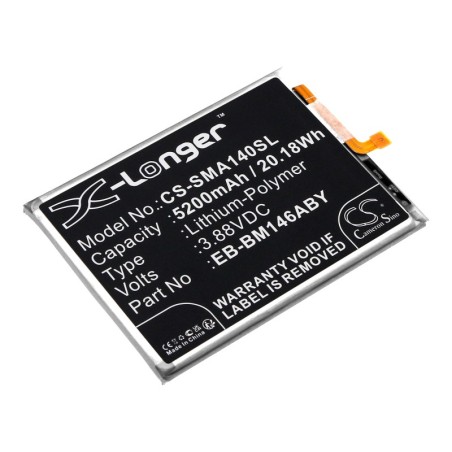 Batterie pour Samsung Galaxy M14 (5200 mAh/20.18 Wh, 3.88 V)