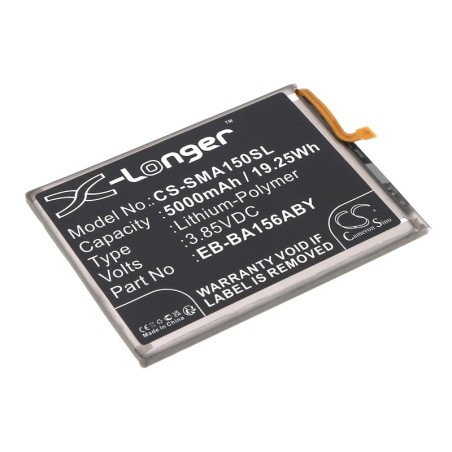 Batterie pour Samsung SM-A156W (5000 mAh/19.25 Wh, 3.85 V)