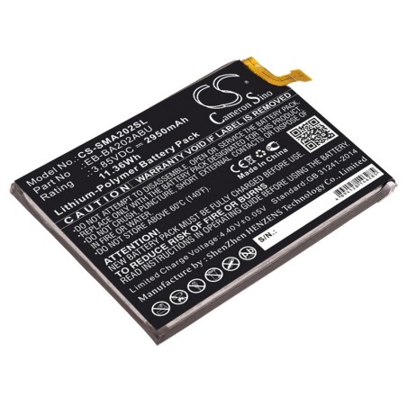 Batterie pour Samsung SM-A202 (2950 mAh/11.36 Wh, 3.85 V)