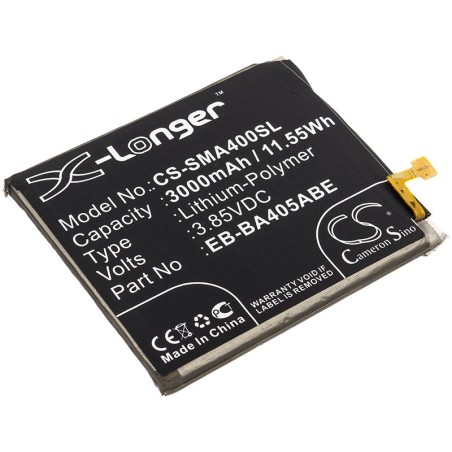 Batterie pour Samsung Galaxy A40 (3000 mAh/11.55 Wh, 3.85 V)