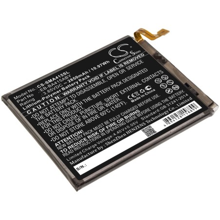 Batterie pour Samsung SCV48 (2850 mAh/10.97 Wh, 3.85 V)