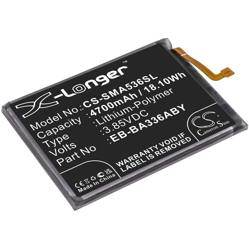 Batterie pour Samsung SM-A536U1 (4700 mAh/18.1 Wh, 3.85 V)