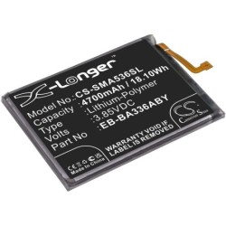 Batterie pour Samsung SM-A5360 (4700 mAh/18.1 Wh, 3.85 V)