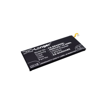 Batterie pour Samsung Galaxy A9 (4000 mAh/15.4 Wh, 3.85 V)