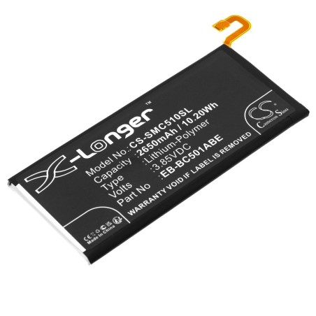 Batterie pour Samsung EB-BC501ABE (2650 mAh/10.2 Wh, 3.85 V)