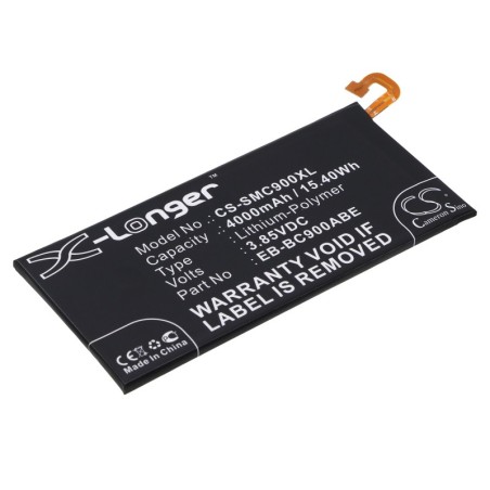 Batterie pour Samsung EB-BC900ABA (4000 mAh/15.4 Wh, 3.85 V)