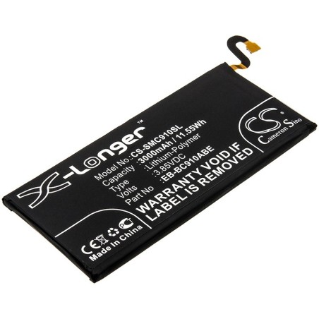Batterie pour Samsung SM-C9100 (3000 mAh/11.55 Wh, 3.85 V)
