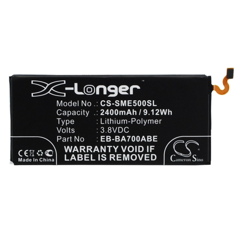 Batterie pour Samsung Galaxy E5 (2400 mAh/9.12 Wh, 3.8 V)