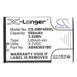 Batterie pour Samsung REX 80 (950 mAh/3.52 Wh, 3.7 V)
