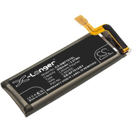 Batterie pour Samsung EB-BF701ABY (850 mAh/3.27 Wh, 3.85 V)