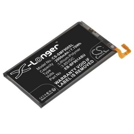 Batterie pour Samsung SM-W2020 (2000 mAh/7.7 Wh, 3.85 V)
